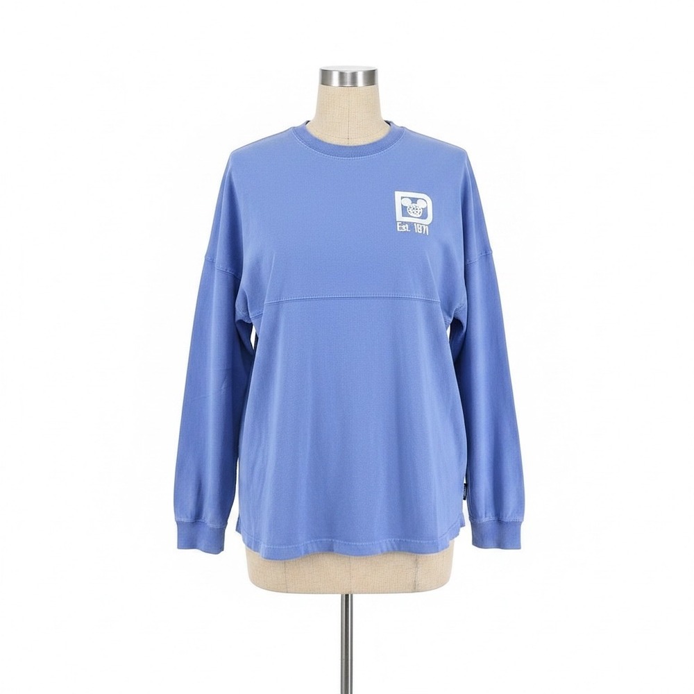 Disney Parks Spirit Jersey Walt Disney World Blue Long Sleeve Shirt XL